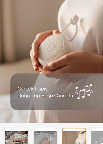 Beyaz Akıllı Bileklik, Radyasyonsuz, Mavi Işık Yok - Görsel 6