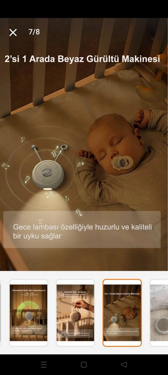 Beyaz Akıllı Bileklik, Radyasyonsuz, Mavi Işık Yok - Görsel 2