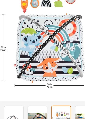 Renkli Bebek Oyun Halısı - Görsel 3