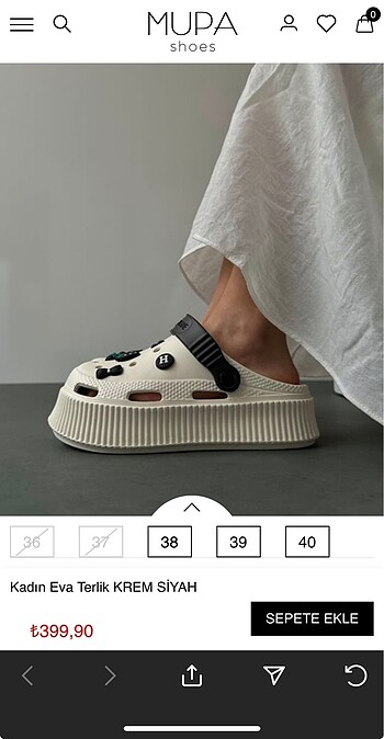 39 Beden Crocs