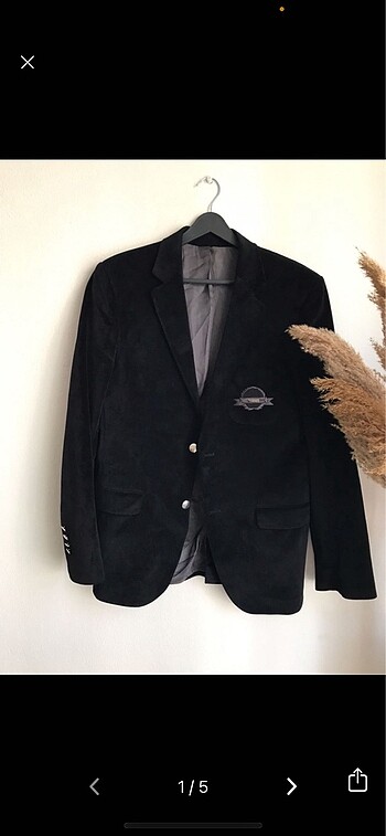 Süet blazer ceket çok temiz