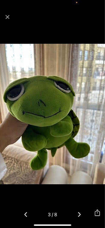 Peluş kaplumbağa
