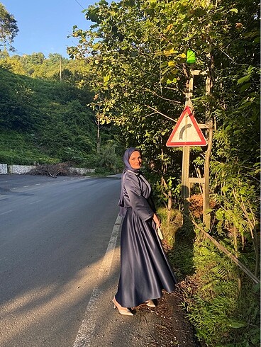 lacivert abiye etek üst takım