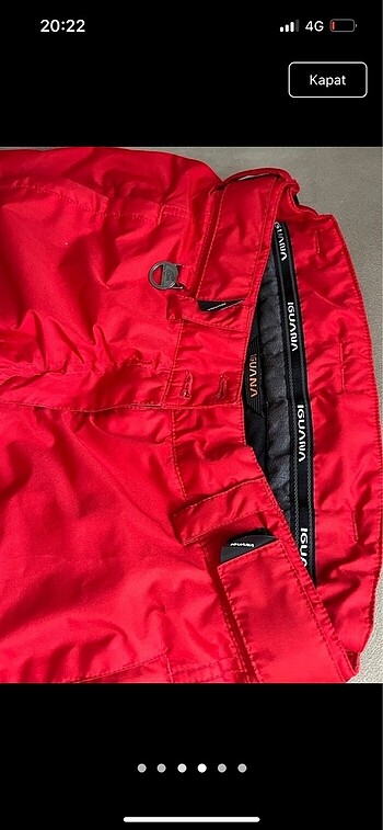 Kayak pantolonu, kırmızı, kadın markası ıguana - Görsel 4