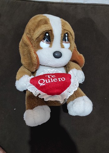 Sevimli Kahverengi Peluş Köpek Oyuncak