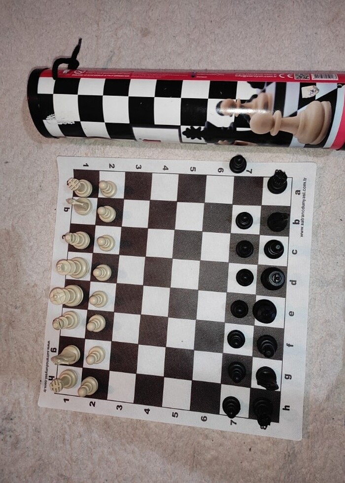 Kutusunda eksiksiz kaliteli satranç takımı  - Görsel 3