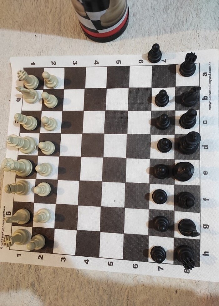 Kutusunda eksiksiz kaliteli satranç takımı  - Görsel 4