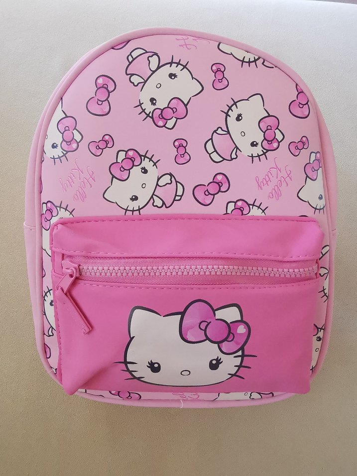 Hello Kitty Lisanslı Desenli Pembe Çocuk Sırt Çantası - Görsel 4