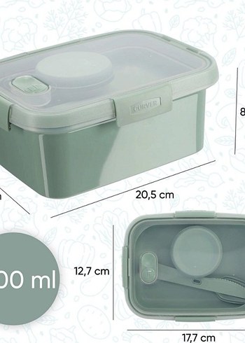 CURVER beslenme seti - Görsel 5