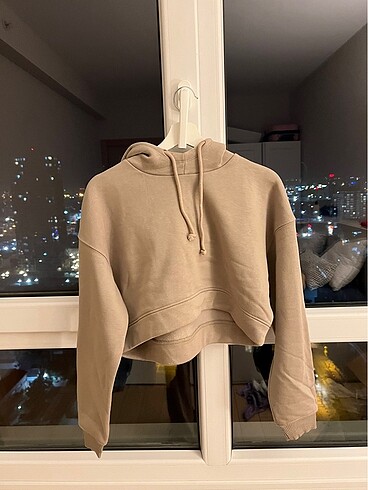 Zara kısa sweatshirt