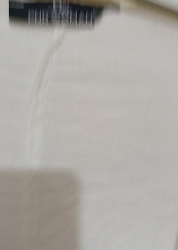 Düğmeli Beyaz Keten Kadın Gömlek - Görsel 2