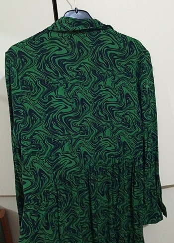 Yeşil Piliseli Uzun Bohem Elbise - Görsel 4