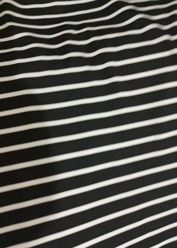 Çizgili Pilili Uzun Kadın Etek - Görsel 3