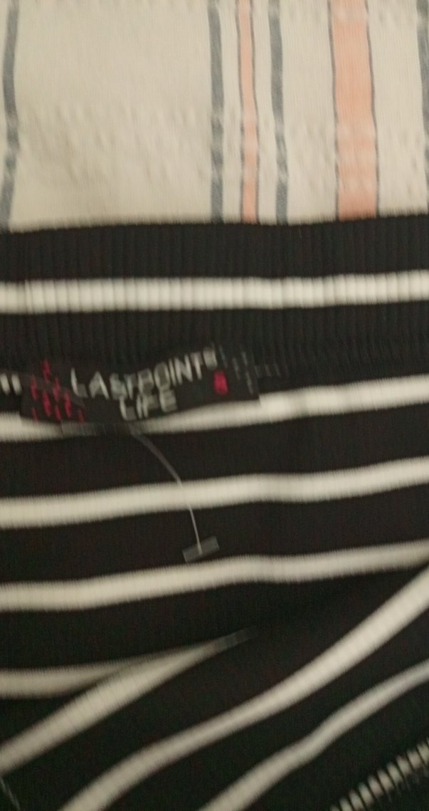 Çizgili Pilili Uzun Kadın Etek - Görsel 4