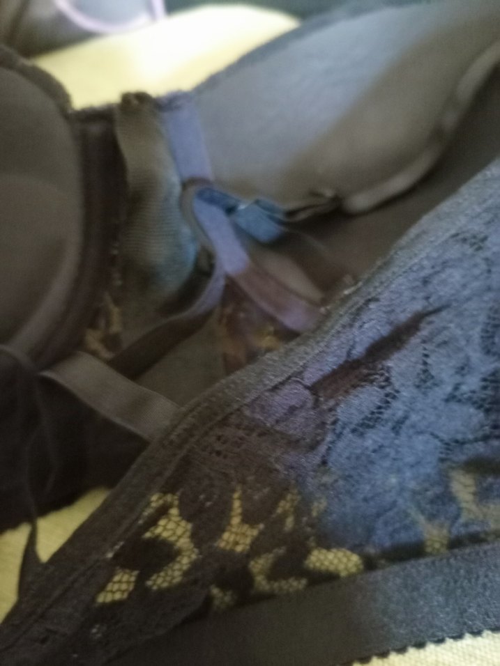 Siyah Dantel Detaylı Goth Grunge Sütyen - Görsel 3