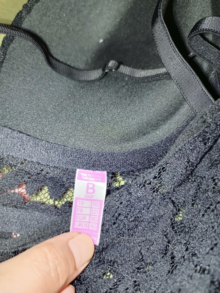 Siyah Dantel Detaylı Goth Grunge Sütyen - Görsel 5