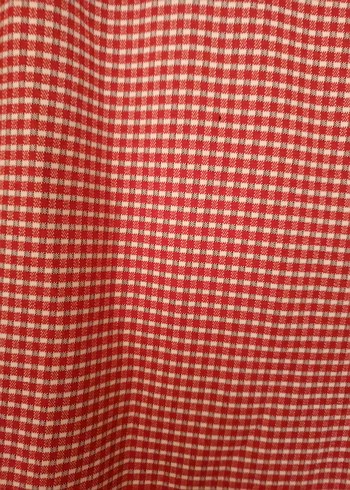 Kırmızı Kareli elbise - Görsel 5