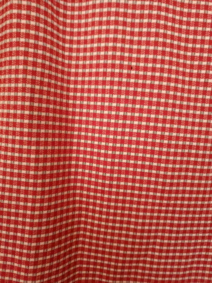 Kırmızı Kareli elbise - Görsel 5