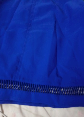 Mavi Pilili Mini Etek - Görsel 2