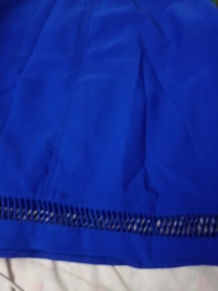 Mavi Pilili Mini Etek - Görsel 2