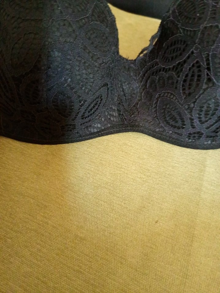 Siyah Dantelli Bohem Vintage Sütyen - Görsel 4