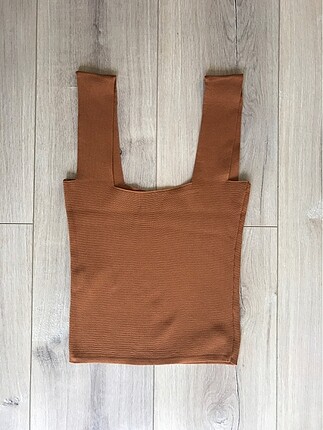 Taba renk crop top