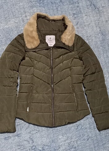 Colins marka haki kadın mont