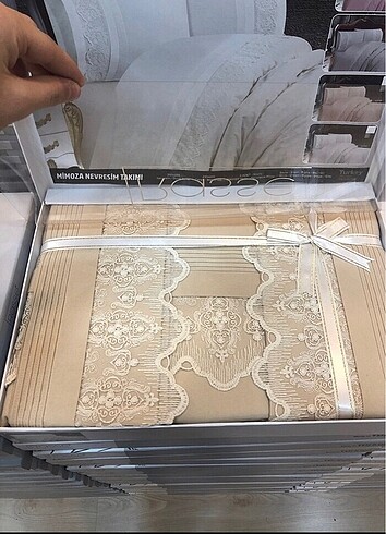 Nervürlü nevresim takımı