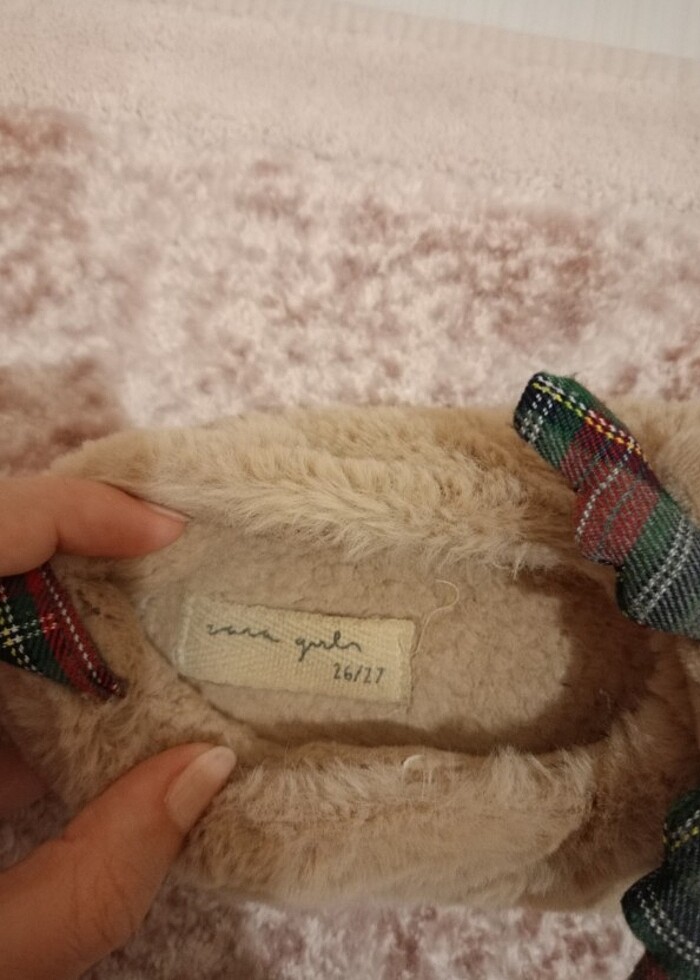 ZARA KIZ ÇOCUK PANDUF/EV TERLİĞİ - Görsel 3