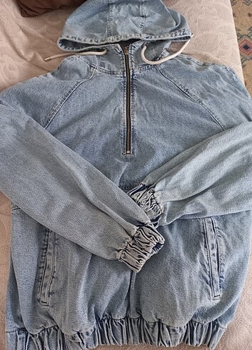 Koton marka jean kapüşonlu sweatshirt