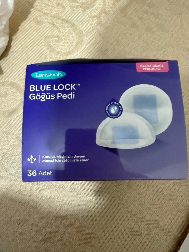 Lansinoh Blue Lock Göğüs Pedi 36'lı Mavi - Görsel 3
