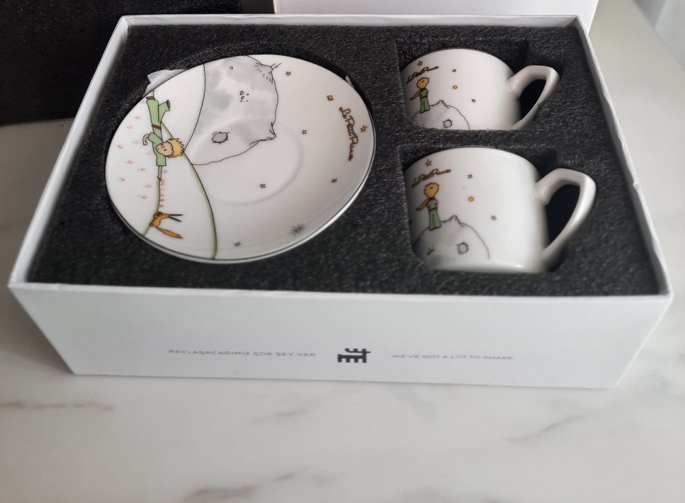 ARMESA Karaca Küçük Prens 2 Kişilik Kahve Fincanı Seti - Görsel 2