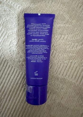  Beden Lansinoh HPA Lanolin Göğüs Ucu Kremi 40 ml