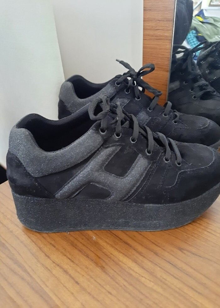 Dolgu topuk ayakkabı - Görsel 2