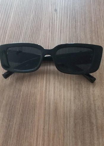 Siyah Minimalist Gotik Kadın Güneş Gözlüğü - Görsel 5