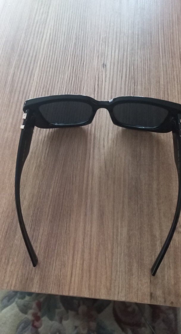 Siyah Minimalist Gotik Kadın Güneş Gözlüğü - Görsel 4