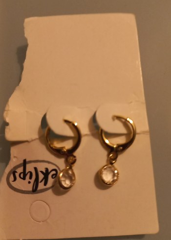 Altın Renk Mini Boncuklu Küpeler - Görsel 4