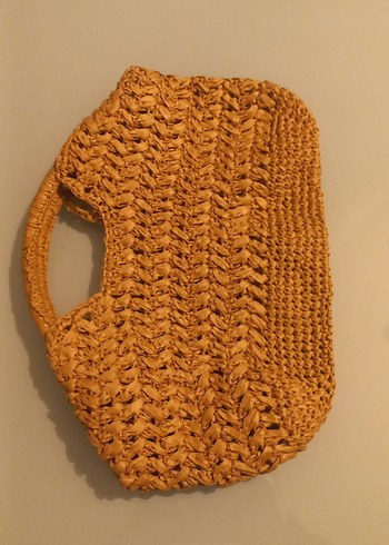 Bej Örgü Kadın Çanta - Görsel 2