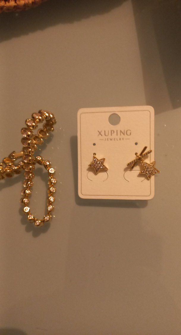 Zincir Detaylı Altın Renk Bileklik - Görsel 4