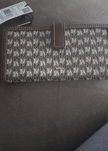 Dikiş Detaylı Kahverengi Deri Kadın Cüzdan - Görsel 3