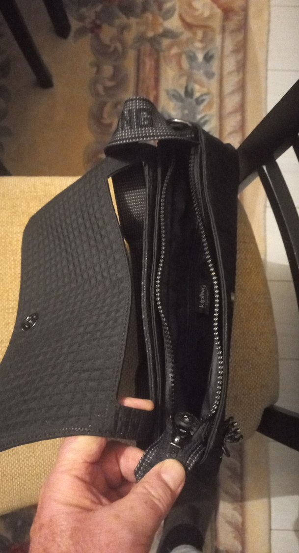 Siyah Minimalist Kadın Çapraz Çanta - Görsel 5