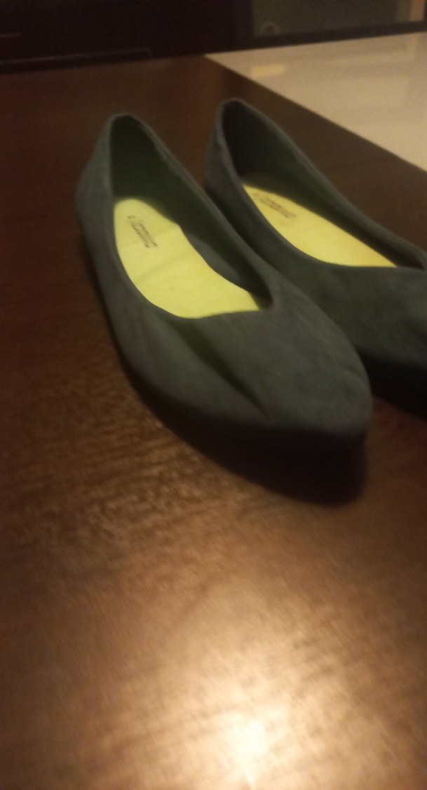 Gri Kadın Dolgu Topuklu Babet - Görsel 2