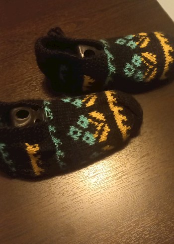 bayan Çok Renkli Desenli patik - Görsel 4