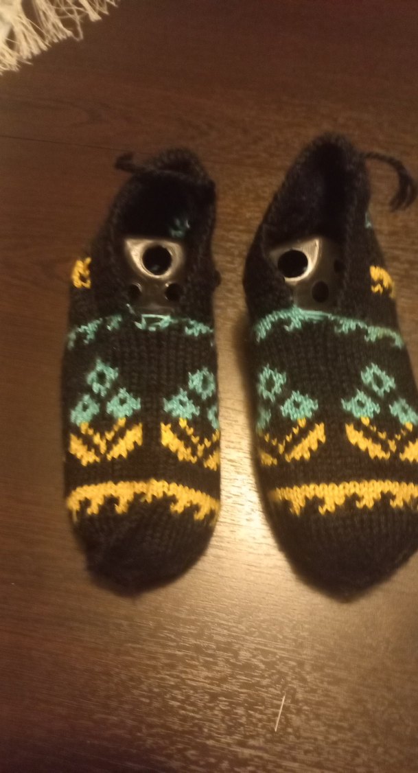 bayan Çok Renkli Desenli patik - Görsel 3