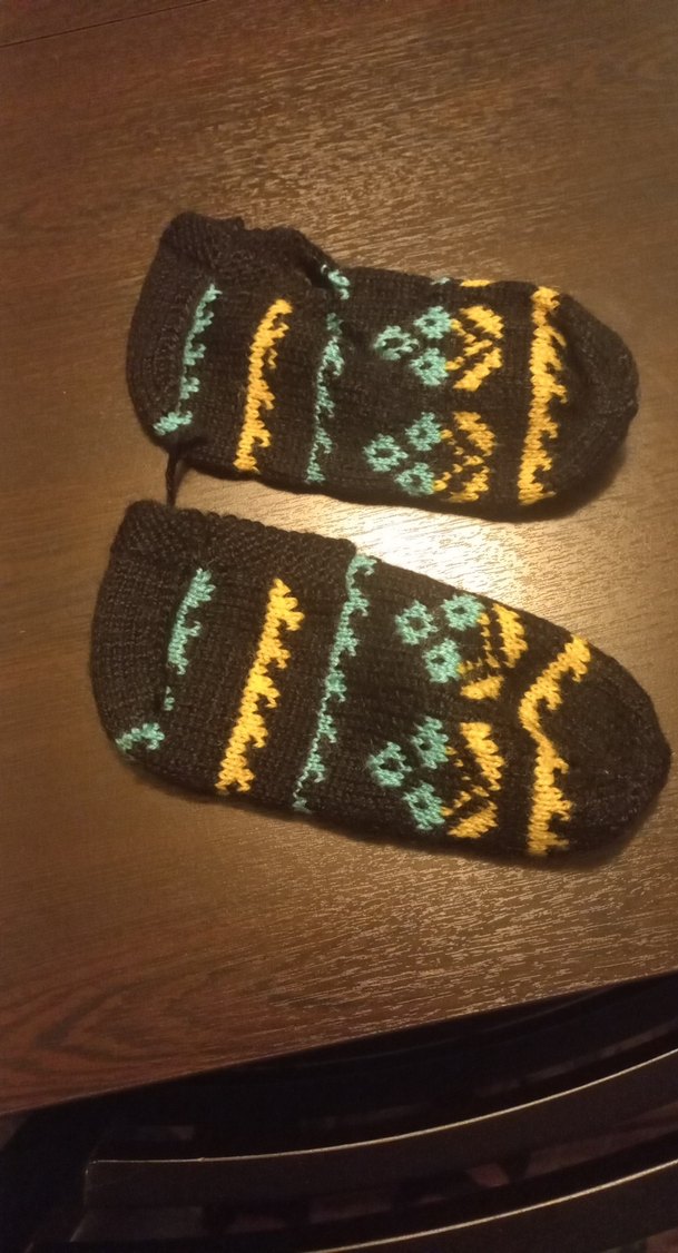 bayan Çok Renkli Desenli patik - Görsel 2