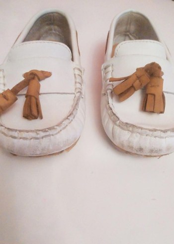 Zara %100 deri makosen ayakkabi - Görsel 5