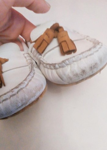 Zara %100 deri makosen ayakkabi - Görsel 7