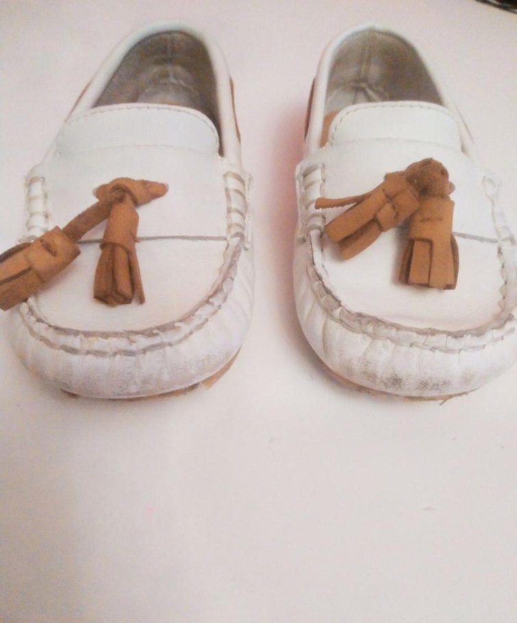 Zara %100 deri makosen ayakkabi - Görsel 5