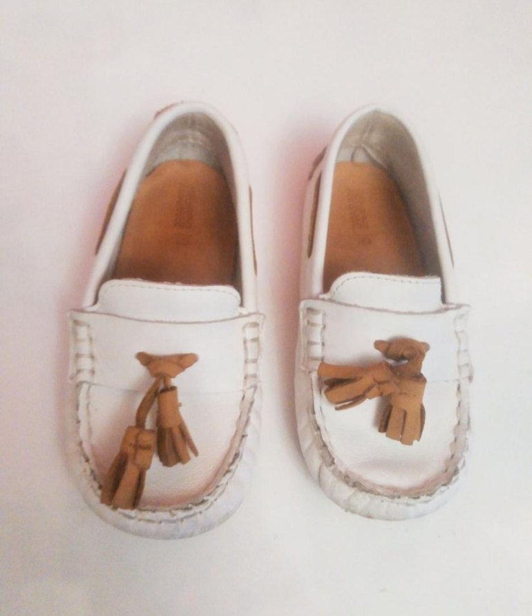 Zara %100 deri makosen ayakkabi - Görsel 4