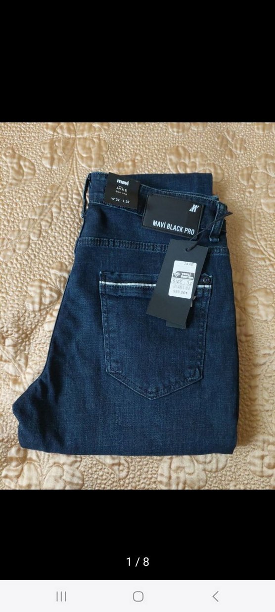 Mavi Siyah Pro Erkek Kot Pantolon - Görsel 2